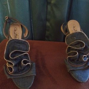 Jean heels